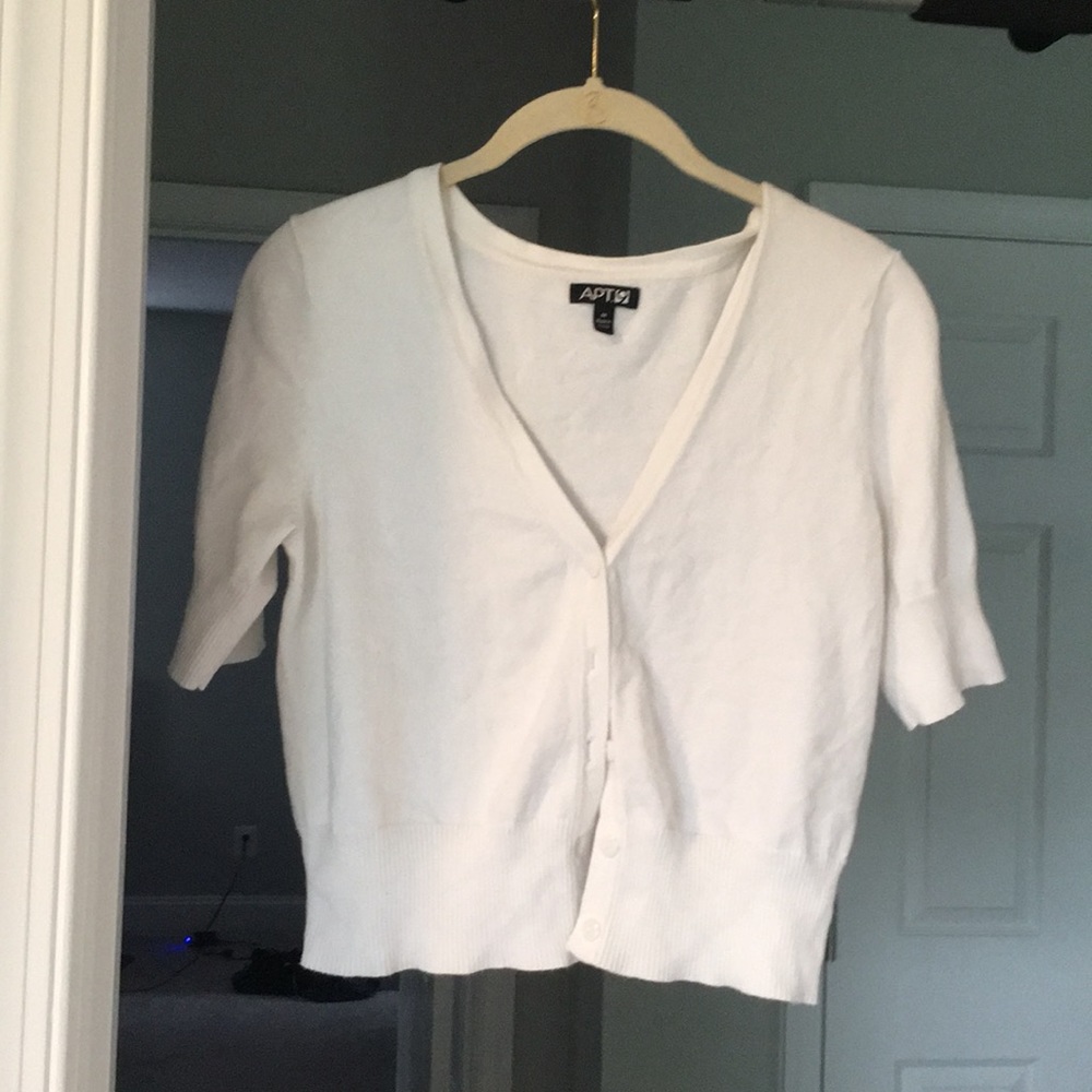 Short sleeve cardigan
